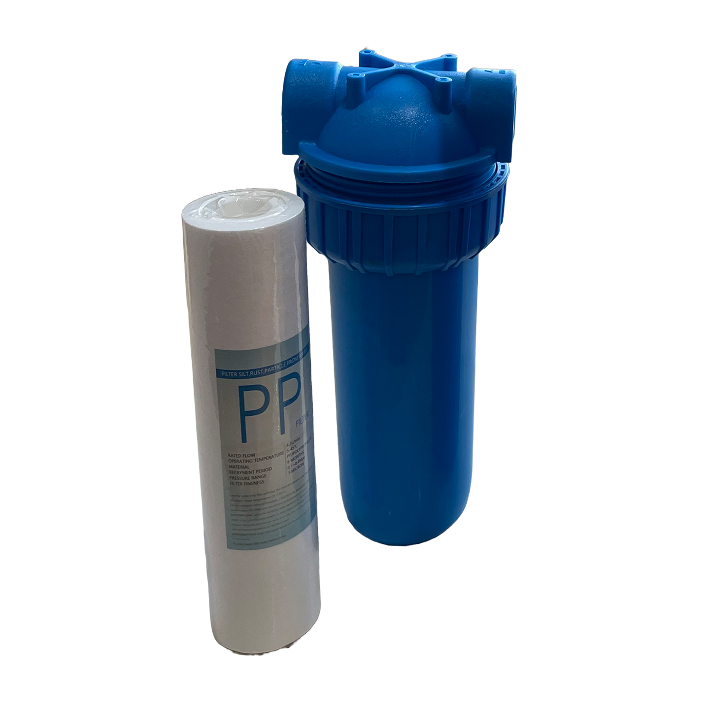 Replacement fibre prefilter for under-sink water filtration system