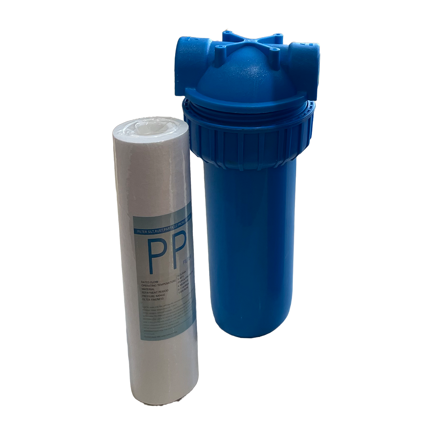 Replacement fibre prefilter for under-sink water filtration system
