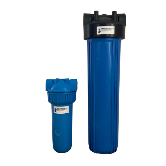 Liberty L7 whole house water filter system with sediment pre-filter. Improves water quality for drinking, bathing and appliances throughout the home.