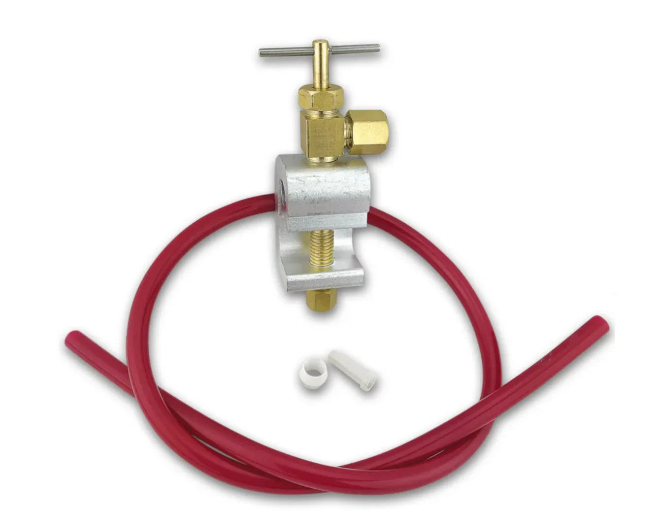 Chrome Swan Necked Fountain Tap with Fitting Kit